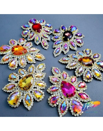 FASHION JEWELLERY GANCHOS PIEDRERIA COLORES