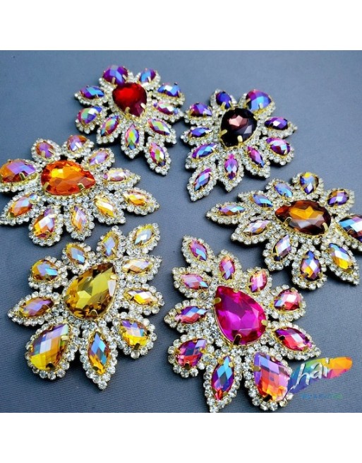 FASHION JEWELLERY GANCHOS PIEDRERIA COLORES