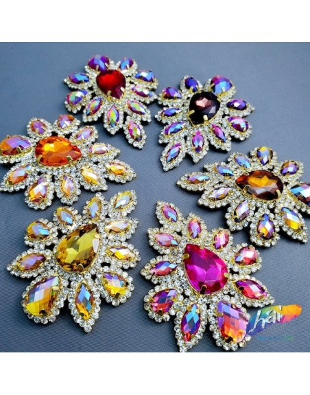 FASHION JEWELLERY GANCHOS PIEDRERIA COLORES