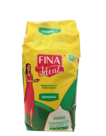 FINA IDEAL HARINA MAIZ BLANCA 1KG