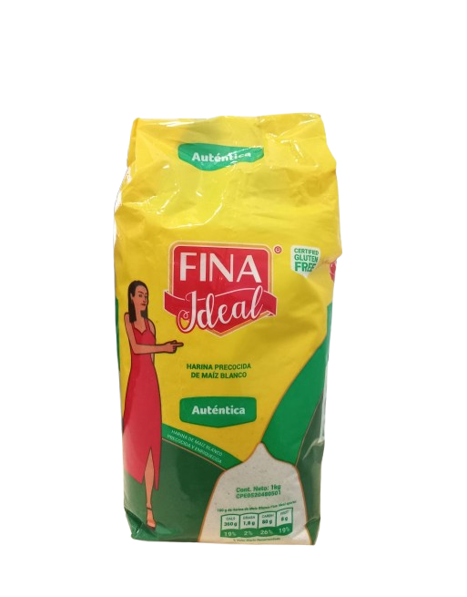 FINA IDEAL HARINA MAIZ BLANCA 1KG