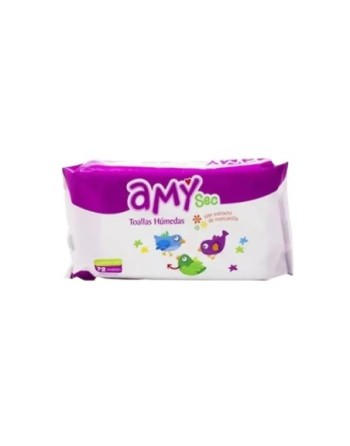 AMY TOALLAS HUMEDAS MANZANILLA 24UND