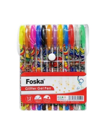 FOSKA BOLIGRAFOS ESCARCHADOS X6UND