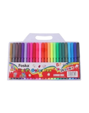 FOSKA MARCADORES DE AGUA 24 COLORES
