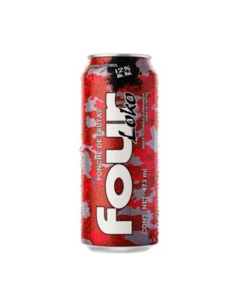 FOUR LOKO BEBIDA ALCOHOLICA GASEOSA SAVOR FRUTAS 473ML