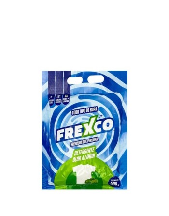 FREXCO DETERGENTE  OLOR A LIMON EN POLVO 400G