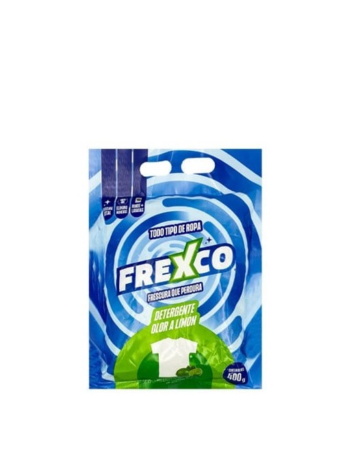 FREXCO DETERGENTE  OLOR A LIMON EN POLVO 400G
