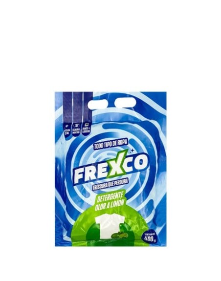 FREXCO DETERGENTE  OLOR A LIMON EN POLVO 400G