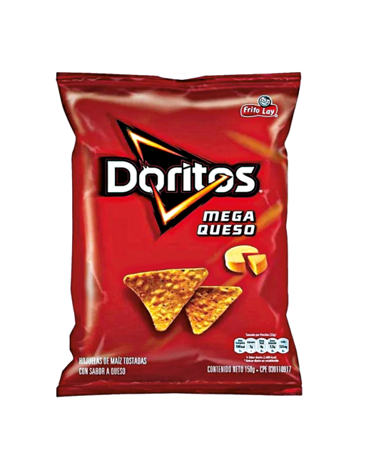 FRITO LAY DORITOS MEGA QUESO 150G