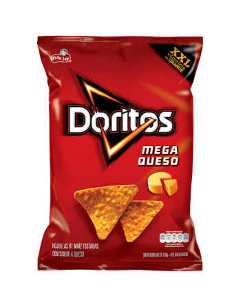 FRITO LAY DORITOS MEGA QUESO 420G XXL