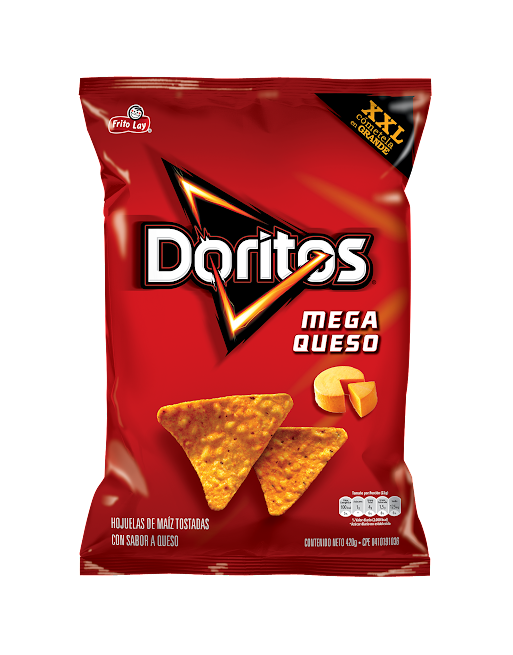FRITO LAY DORITOS MEGA QUESO 420G XXL