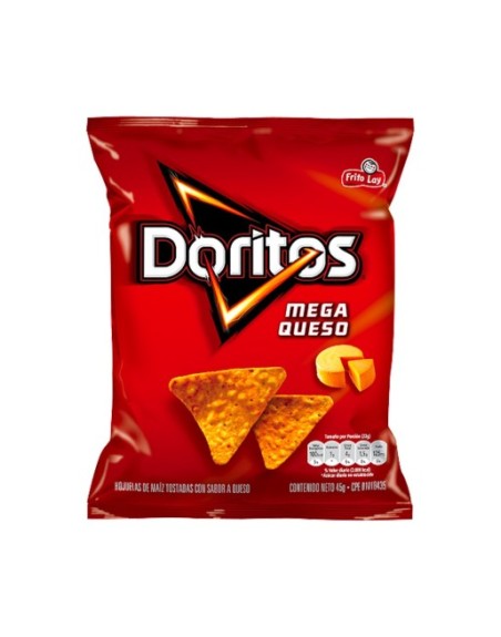 FRITO LAY DORITOS MEGA QUESO 45G