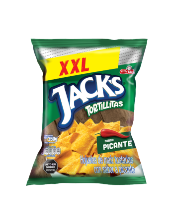 FRITO LAY JACKS TORTILLITAS PICANTE 350G