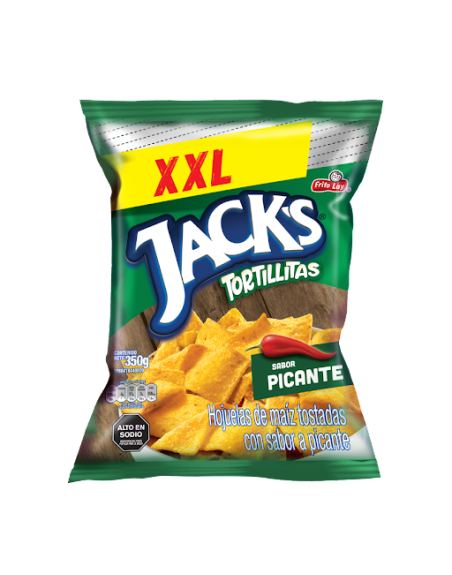 FRITO LAY JACKS TORTILLITAS PICANTE 350G