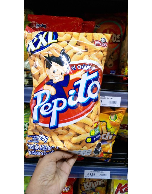 FRITO LAY PEPITO ORIGINAL 180G XXL
