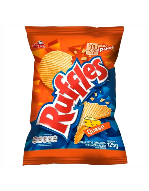 FRITO LAY RUFFLES QUESO 125G
