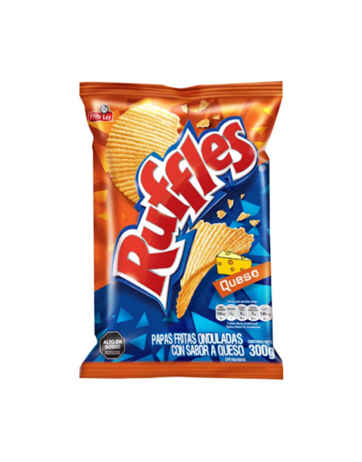 FRITO LAY RUFFLES QUESO 300G
