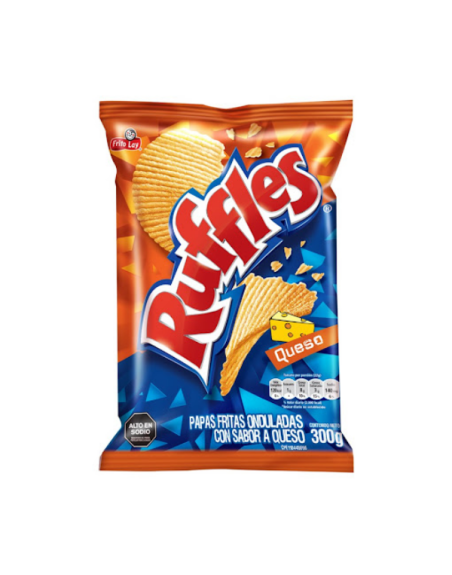 FRITO LAY RUFFLES QUESO 300G