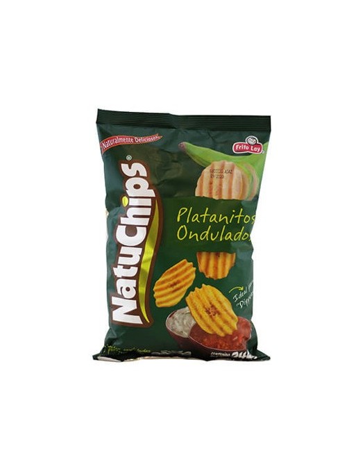 FRITOLAY NATUCHIPS PLATANITOS ONDULADOS  245G
