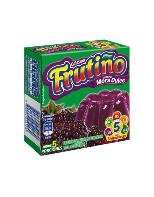 FRUTIÑO GELATINA MORA DULCE 35G