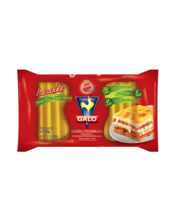 GALO PASTA PARA LASANHA PRECOCIDA 200G