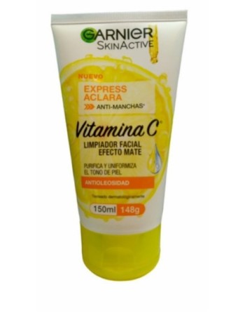 GARNIER EXPRESS ACLARA LIMPIADOS FACIAL 148G