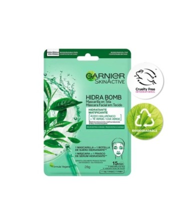 GARNIER SKINACTIVE MASCARILLA TELA HIDRANTANTE MATIFICANTE 28G