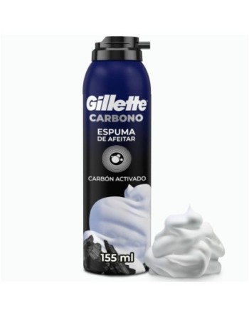 GILLETE ESPUMA DE AFEITAR CARBONO 150G