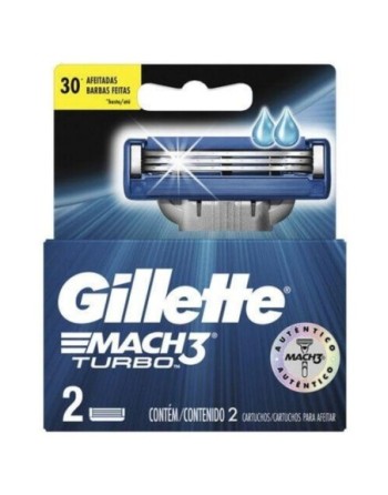 GILLETE MACH3 TURBO REPUESTOS X2