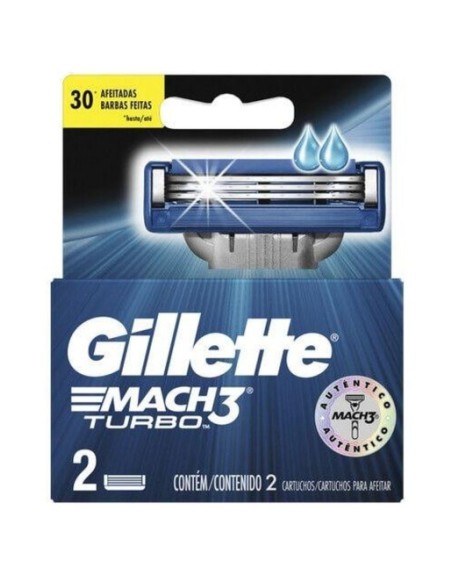 GILLETE MACH3 TURBO REPUESTOS X2