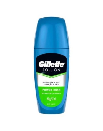 GILLETTE DESODORANTE ROLL-ON POWER RUSH  60G