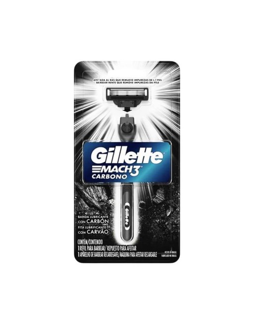 GILLETTE MACH3 CARBONO SISTEMA