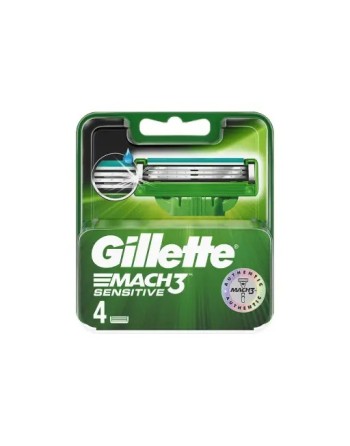 GILLETTE MACH3 SENSITIVE X4 CARTUCHOS