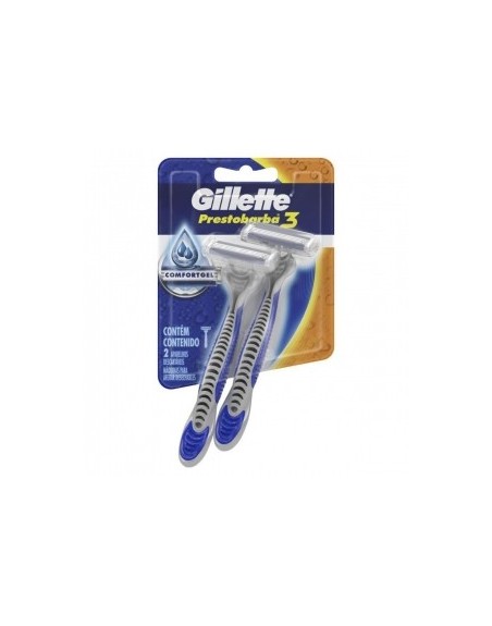 GILLETTE PRESTOBARBA 3 COMFORTGEL X2UND