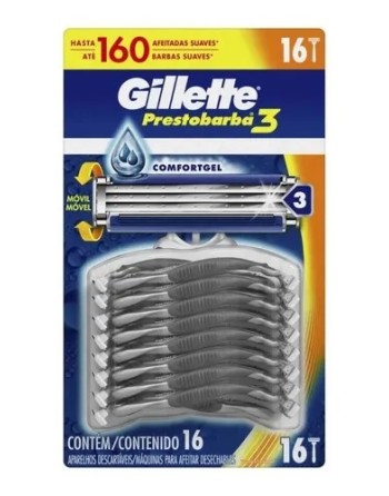 GILLETTE PRESTOBARBA 3 XUND