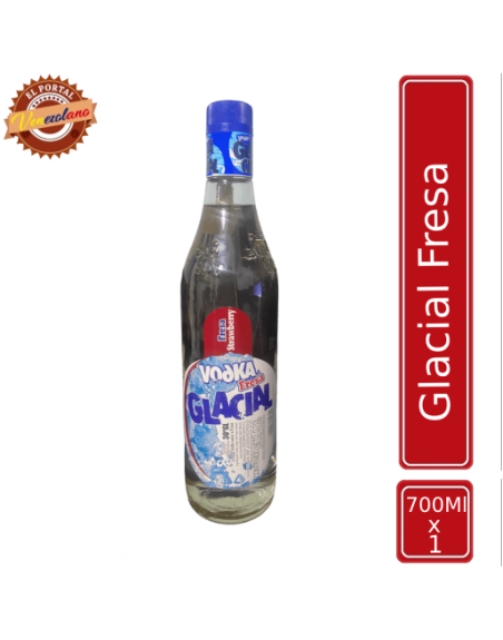 GLACIAL VODKA SABOR A FRESA 0.70L