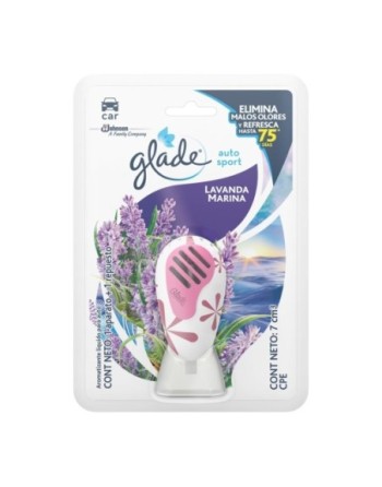 GLADE AUTO SPORT LAVANDA MARINA APARATO Y REPUESTO