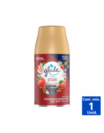 GLADE AUTOMATICO REPUESTO  MANZANA Y CANELA 175G
