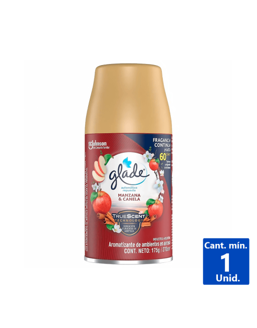 GLADE AUTOMATICO REPUESTO  MANZANA Y CANELA 175G