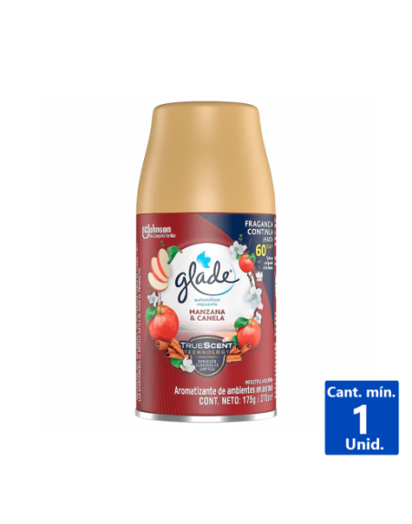 GLADE AUTOMATICO REPUESTO  MANZANA Y CANELA 175G