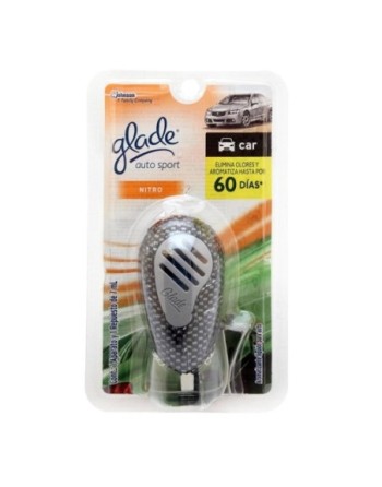 GLADE NITRO CAR APARATO CON REPUESTO 7CM