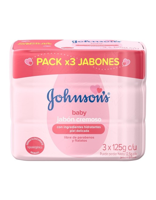 GOHNSONS JABON CREMOSO 125G