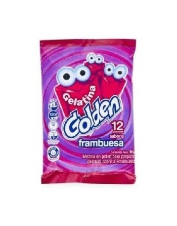 GOLDEN GELATINA FRAMBUESA 96G