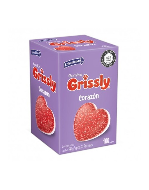 GRISLY CORAZON 540G X100UND