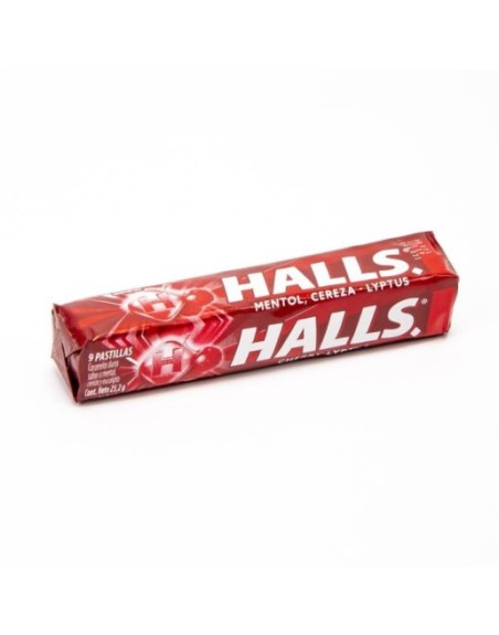 HALLS CEREZA LYPTUS 25G X 12 CAJA