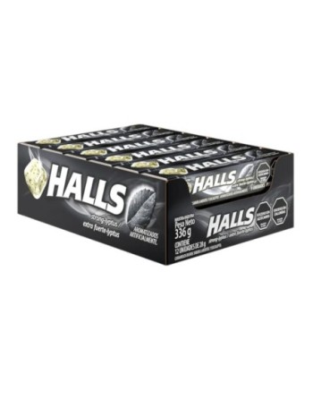 HALLS EXTRA FUERTE 25G X 12 CAJA