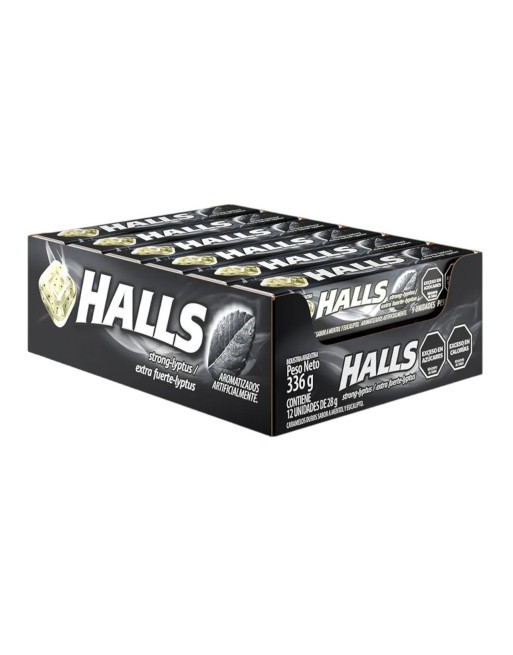 HALLS EXTRA FUERTE 25G X 12 CAJA