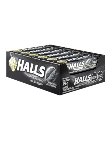 HALLS EXTRA FUERTE 25G X 12 CAJA
