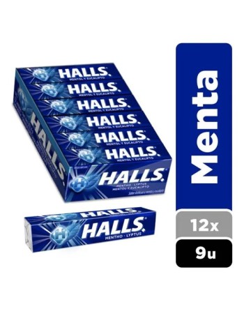 HALLS MENTHO 25G X 12 CAJA