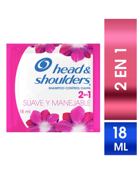 HEAD SHOULDERS 2 EN 1 18ML SOBRE